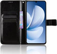 Klapkové puzdro pre Realme Note 70T 4G, Crazy Horse Wallet, čierne