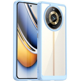 Obal na mobil pre Realme 11 Pro 5G / 11 Pro+ 5G, Fusion Hybrid, transparentné / modré