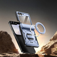 Puzdro Tongate MECH s MagSafe pre Samsung Galaxy Z Flip7 FE / Z Flip6, modré