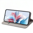 Puzdro pre Oppo Reno 11F 5G, Smart Magnet, tmavomodré + 9H sklo
