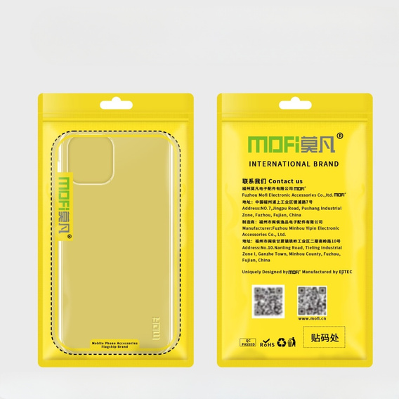Puzdro MOFI pre Huawei Nova Y61, tenké, priehľadné