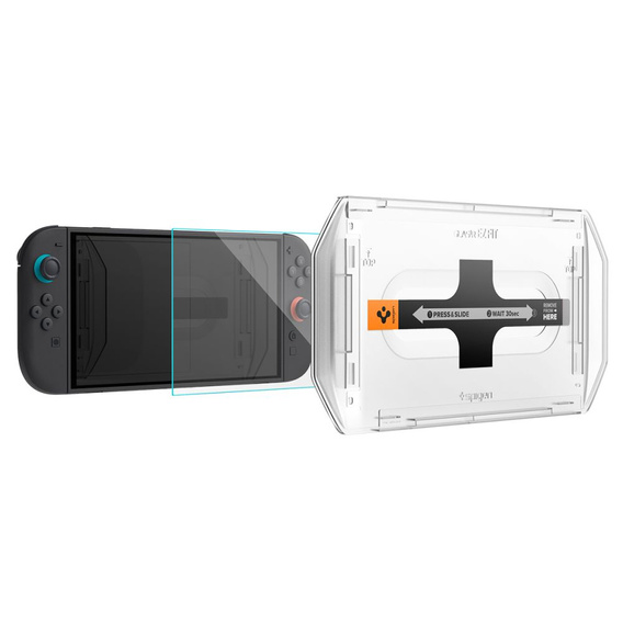 Ochranné sklo Spigen Glas.tR EZ Fit 2-Pack pre Nintendo Switch 2 – Číre