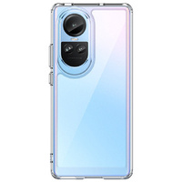 Obal na mobil pre Oppo Reno 10 / 10 Pro, Fusion Hybrid, priehľadné