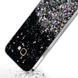 Obal na mobil pre Samsung Galaxy J4 Plus, Glittery, čierne