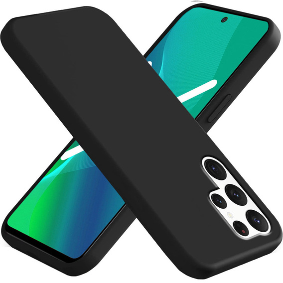 Obal na mobil pre Samsung Galaxy S22 Ultra 5G, Silicone Lite, čierne