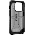 Puzdro Urban Armor Gear pre iPhone 15 Pro, Plasma, sivé