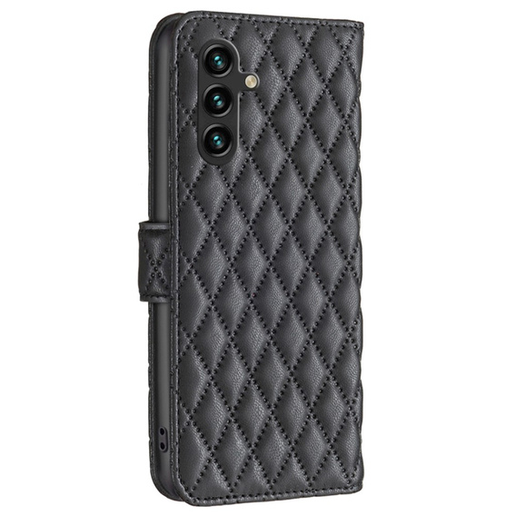 Klapkové puzdro pre Samsung Galaxy A15, Wallet, BINFEN COLOR, čierne