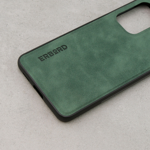 Obal na mobil pre Samsung Galaxy A53, ERBORD Business, s držiakom do auta, zelený