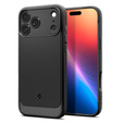 Puzdro Spigen Rugged Armor MagSafe pre iPhone 17 Pro, matná čierna