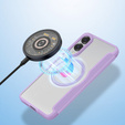 Dux Ducis Obal na mobil pre Samsung Galaxy S25 Edge, Skin X Pro, MagSafe, fialové
