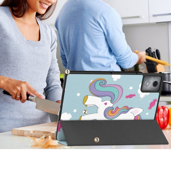 Puzdro pre Lenovo Tab K11 Plus, Smartcase, unicorn
