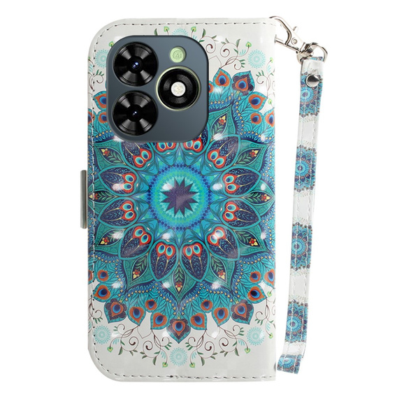 Klapkové puzdro pre Infinix Hot 40i, Wallet, Mandala Flower