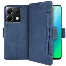 Klapkové puzdro pre Xiaomi Poco X6 5G, Card Slot, modré