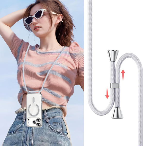 Puzdro Electro MagSafe so šnúrkou pre iPhone 17 Pro Max