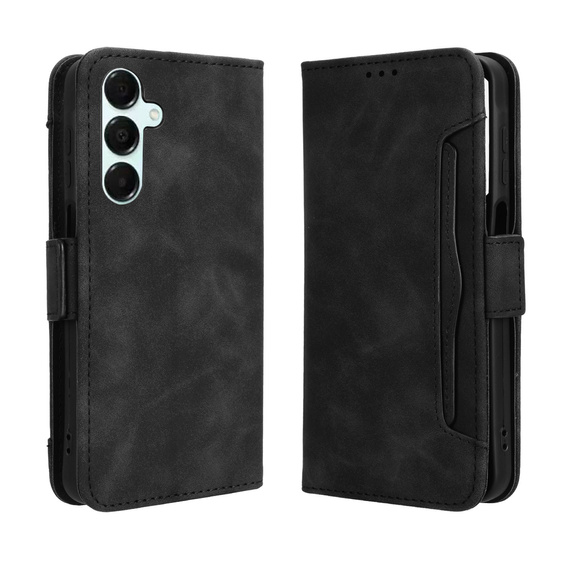 Puzdro s chlopňou pre Oppo Reno 14F, slot na kartu, peňaženka, čierne