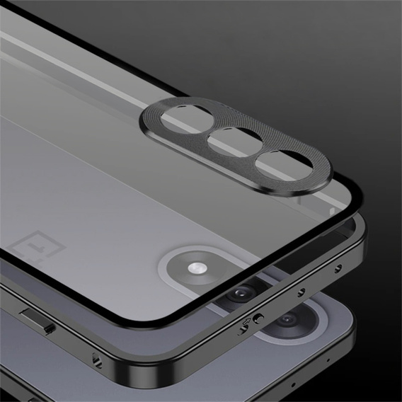 Puzdro pre OnePlus Nord 5, Frame Case, čierne