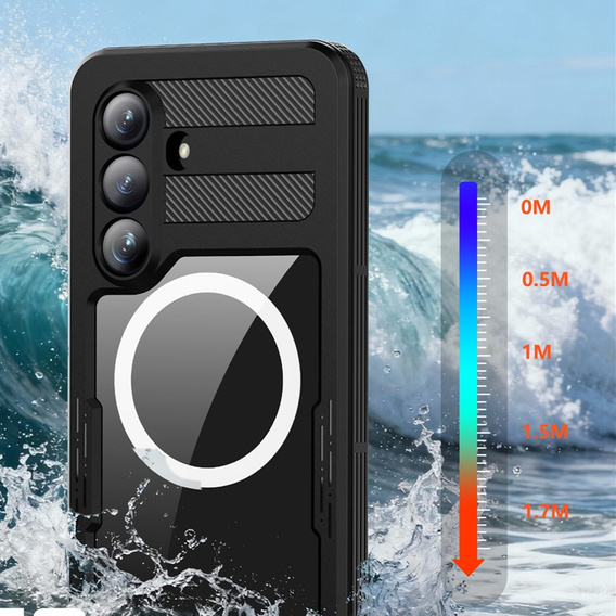 Vodotesné puzdro REDPEPPER pre Samsung Galaxy S26, čierne