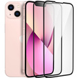 2x tvrdené sklo pre iPhone 13/13 Pro, ERBORD 3D pre celý displej