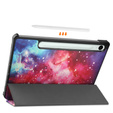 Puzdro pre Samsung Galaxy Tab S10 Lite / S10 FE / S9 FE, s chlopňou, galaxy