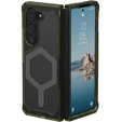 Urban Armor Gear Obal na mobil pre Galaxy Z Fold 5 5G, Plyo MagSafe, transparentné / zelené