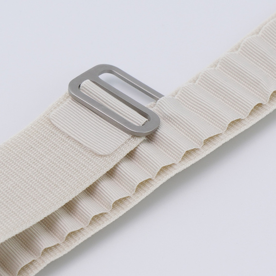 Nylonový remienok pre Apple Watch 1/2/3/4/5/6/7/8/SE/ULTRA 42/44/45/49 mm, béžový