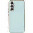 Puzdro pre Samsung Galaxy A15, Glamour CamShield, mätové + 9H sklo