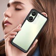 Obal na mobil pre Xiaomi Redmi 13C / Poco C65, Fusion Hybrid, transparentné / čierne