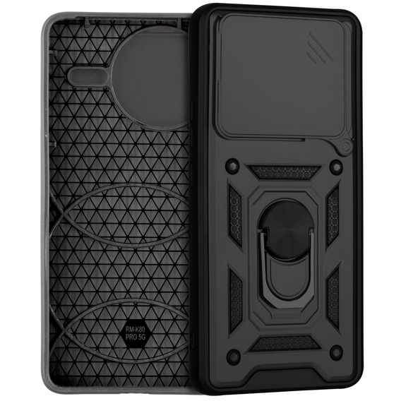 Obal na mobil pre Xiaomi Poco F7 Ultra, CamShield Slide, čierne
