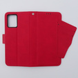 Klapkové puzdro pre Motorola Moto G54 5G, Card Slot, červené