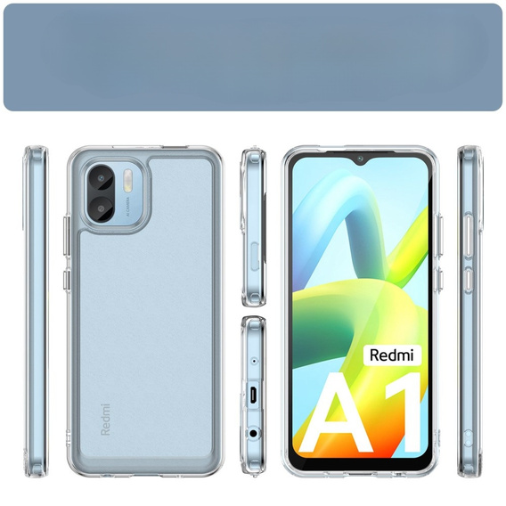 Obal na mobil pre Xiaomi Redmi A1 4G / A2 4G, Fusion Hybrid, priehľadné