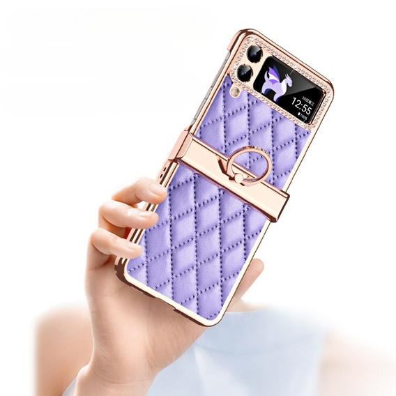 Puzdro pre Samsung Galaxy Z Flip 4 5G, Rhombus Grid