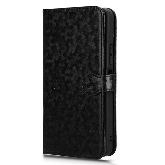 Flipové puzdro pre Xiaomi Redmi A3, Wallet Rhombus, čierne