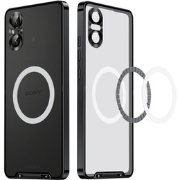 Ochranné puzdro na fotoaparát pre Sony Xperia 5 V, CamShield MagSafe, transparentné / čierne