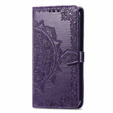 Klapkové puzdro pre Infinix Hot 40i, Mandala, fialové
