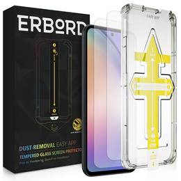 2x Tvrdené sklo pre Samsung Galaxy S23 FE, ERBORD Easy App 9H Screen Protector