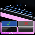 2x tvrdené sklo pre iPhone 14 Pro Max, ERBORD Easy App Full Screen Protector