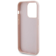 Puzdro Guess s prešívaným kovovým logom pre iPhone 15 Pro