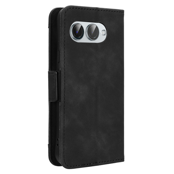 Klapkové puzdro pre T Phone 3 5G, Card Slot, čierne