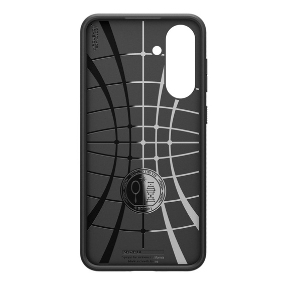 Puzdro Spigen pre Samsung Galaxy A36 5G, Liquid Air, čierne + tvrdené sklo 9H