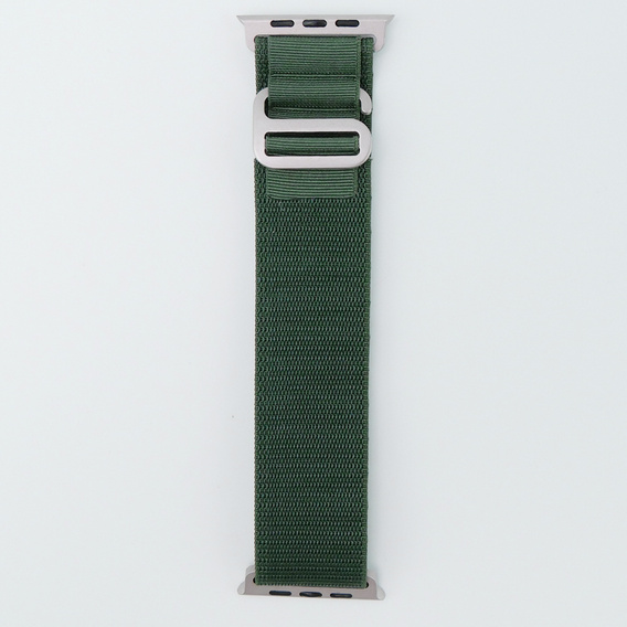Nylonový remienok pre Apple Watch 1/2/3/4/5/6/7/8/SE/ULTRA 42/44/45/49 mm, zelený