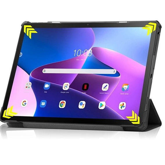 Puzdro pre Lenovo Tab M10 Plus 10.6 Gen 3 TB-125F TB-128F, Smartcase, ružové rose gold