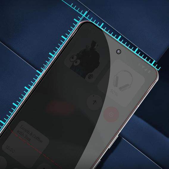 2x tvrdené sklo na ochranu súkromia pre Samsung Galaxy S24 Ultra, ERBORD Anti-Spy