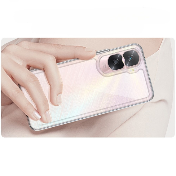 Obal na mobil pre Honor 90 Lite 5G, Fusion Hybrid, priehľadné