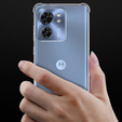 Obal na mobil pre Motorola Edge 40, Dropproof, priehľadné