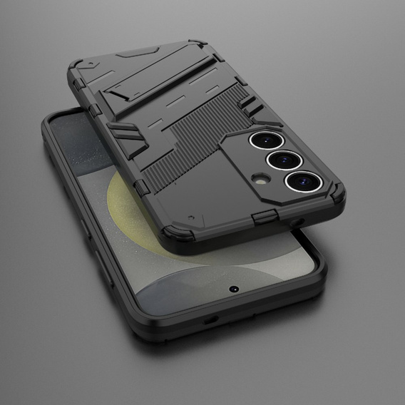 Puzdro pre Samsung Galaxy A36 5G, Military kickstand, čierne