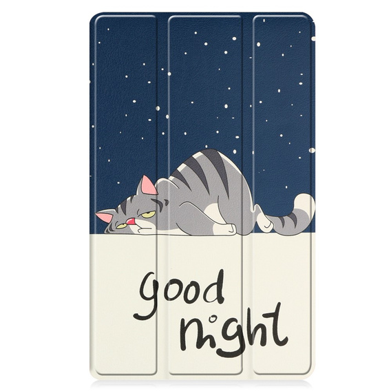 Puzdro pre Lenovo Tab M8 Gen 4 TB-300FU, Smartcase, sleeping cat