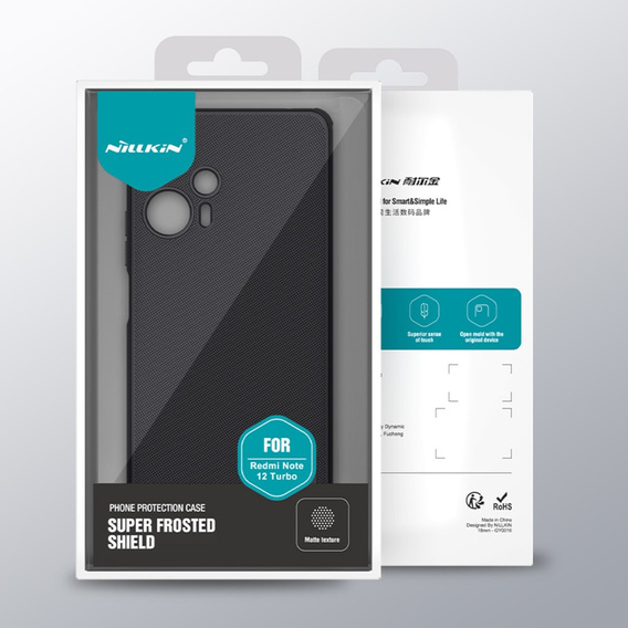 NILLKIN puzdro pre Xiaomi Poco F5 5G, Super Frosted Shield Case, čierne