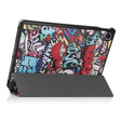Puzdro pre Lenovo Tab M10 Plus 10.6 Gen 3 TB-125F TB-128F, Smartcase, graffiti