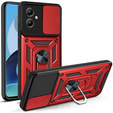 Obal na mobil pre Motorola Moto G14, CamShield Slide, červené