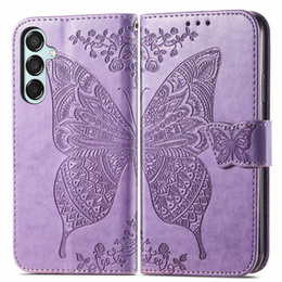 Klapkové puzdro pre Samsung Galaxy M15 5G, Butterfly, fialové
